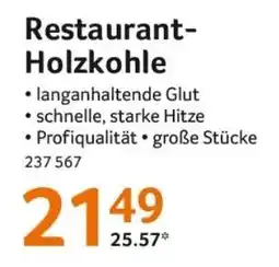 Selgros Restaurant-Holzkohle Angebot