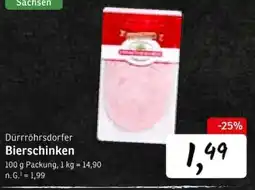 KONSUM Dürrröhrsдорfer Bierschinken Angebot