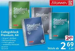 Selgros Student Collegeblock Premium, A4 Angebot