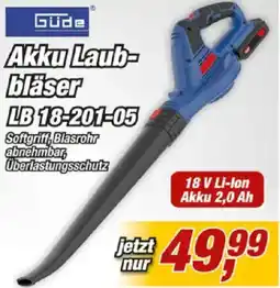 Posten Börse Güde Akku Laubbläser Angebot