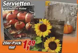 Posten Börse Servietten Angebot