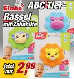 Posten Börse Simba ABC Tier-Rassel mit Zahnhilfe Angebot