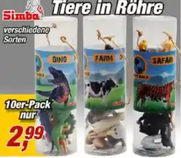 Posten Börse Simba Tiere in Röhre Angebot