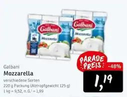 KONSUM Galbani Mozzarella Angebot