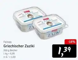 KONSUM Feinos Griechischer Zaziki Angebot