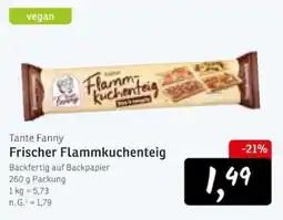 KONSUM Tante Fanny Frischer Flammkuchenteig Angebot