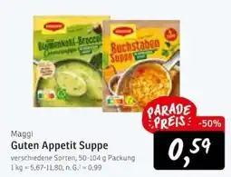 KONSUM Maggi Guten Appetit Suppe Angebot