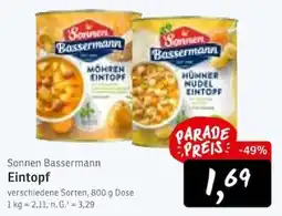 KONSUM Sonnen Bassermann Eintopf Angebot