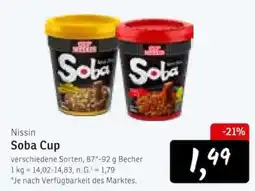 KONSUM Nissin Soba Cup Angebot