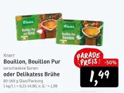 KONSUM Knorr Bouillon, Bouillon Pur Angebot