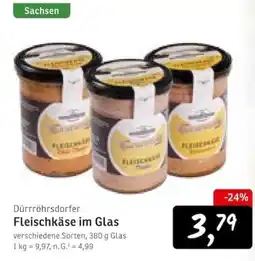 KONSUM Dürrröhrsdofer Fleischkäse im Glas Angebot