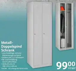 Selgros Metall-Doppelspind Schrank Angebot