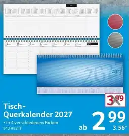 Selgros Tisch-Querkalender 2027 Angebot