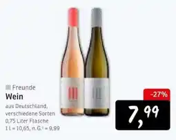 KONSUM III Freunde Wein Angebot