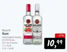 KONSUM Bacardi Rum Angebot