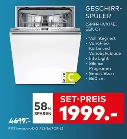 porta GESCHIRR-SPÜLER Angebot