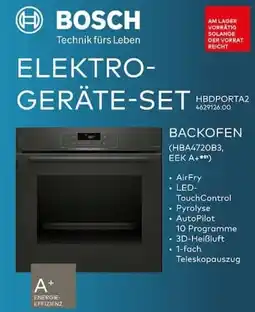 porta BOSCH ELEKTRO-GERÄTE-SET Angebot