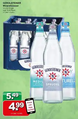 Getränkeparadies Gefromm GEROLSTEINER Mineralwasser Angebot