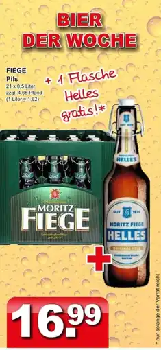 Getränkeparadies Gefromm Moritz Fiege Helles Angebot