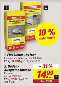 toom Baumarkt Flexkleber extra Angebot