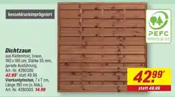 toom Baumarkt Dichtzaun Angebot