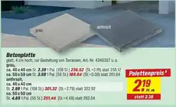 toom Baumarkt Betonplatte Angebot