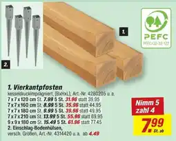 toom Baumarkt Vierkantpfosten Angebot