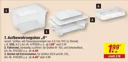 toom Baumarkt Aufbewahrungsbox „R“ Angebot