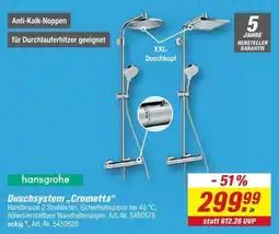 toom Baumarkt hansgrohe Duschsystem „Crometta“ Angebot