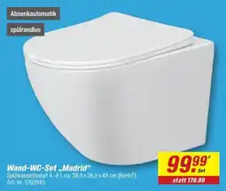 toom Baumarkt Wand-WC-Set „Madrid“ Angebot