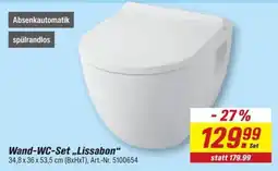 toom Baumarkt Wand-WC-Set „Lissabon“ Angebot