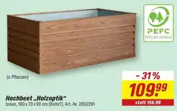 toom Baumarkt Hochbeet „Holzoptik“ Angebot