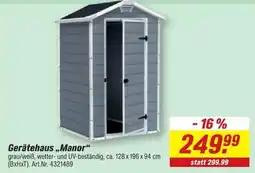 toom Baumarkt Gerätehaus „Manor“ Angebot