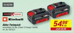 toom Baumarkt Einhell Akku-Twinpack Angebot