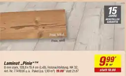 toom Baumarkt Laminat „Pinie“ Angebot