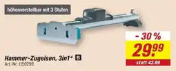 toom Baumarkt Hammer-Zugeisen, 3in1 Angebot