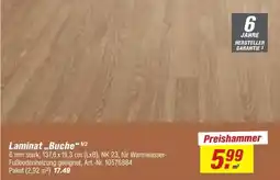 toom Baumarkt Laminat „Buche“ Angebot