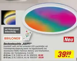 toom Baumarkt BRILONER Deckenleuchte „HAPPY“ Angebot