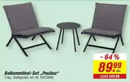 toom Baumarkt Balkonmöbel-Set „Paulina“ Angebot