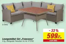 toom Baumarkt Loungemöbel-Set "Francesca" Angebot