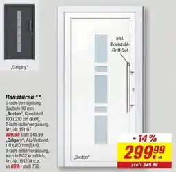 toom Baumarkt Haustüren Boston Angebot