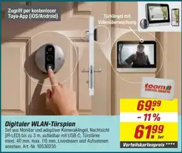 toom Baumarkt Digitaler WLAN-Türspion Angebot