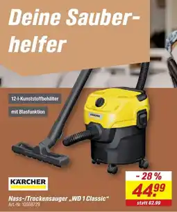 toom Baumarkt KÄRCHER Nass-/Trockensauger WD 1 Classic Angebot