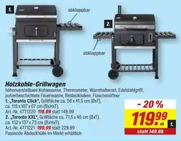 toom Baumarkt Toronto Click Holzkohle-Grillwagen Angebot