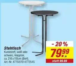 toom Baumarkt Stehtisch Angebot
