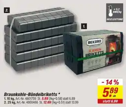 toom Baumarkt REKORD KAMIN BRIKETTS Angebot