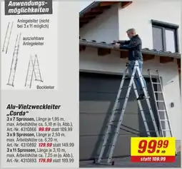 toom Baumarkt Alu-Vielzweckleiter Corda Angebot
