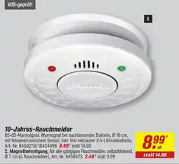 toom Baumarkt 10-Jahres-Rauchmelder Angebot