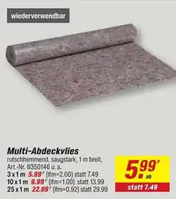 toom Baumarkt Multi-Abdeckvlies Angebot