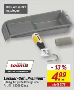 toom Baumarkt Lackier-Set „Premium“ Angebot
